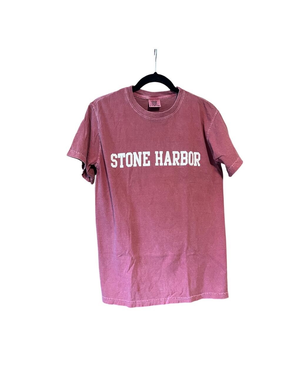 Comfort Colors Boys' Stone Harbor Regular Fit T-Shirt Short Sleeve Washed Red S